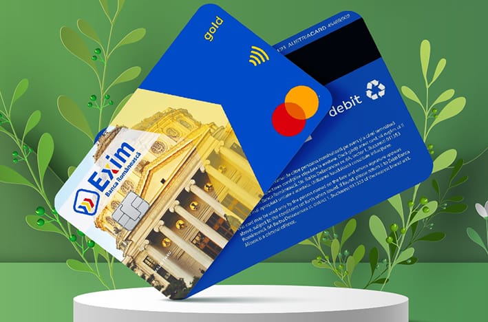Exim Banca Românească lansează cardurile din material reciclabil
